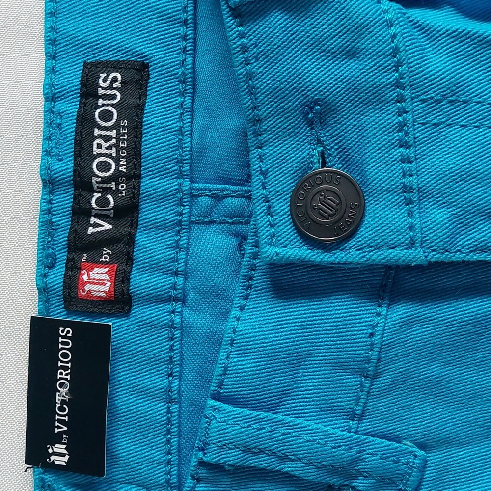 Los angeles slim fit Jeans mens blue size W32 L30 - Picture 6 of 13